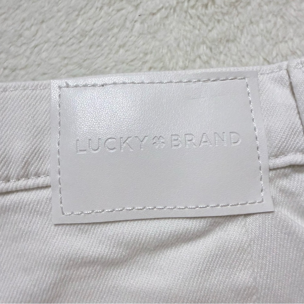 Lucky Brand Women’s Clean White High Waist Crop Wide Leg Jeans - Sz 10/30, NWT - Picture 14 of 16